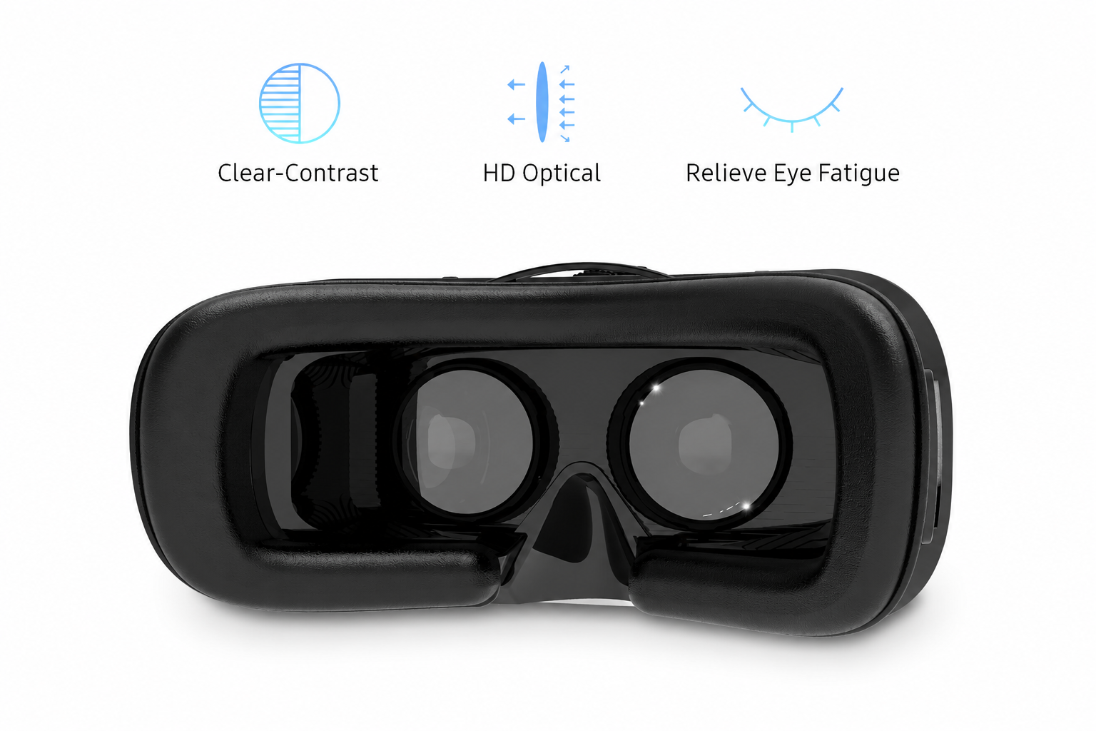 vr headset with HD lenses
