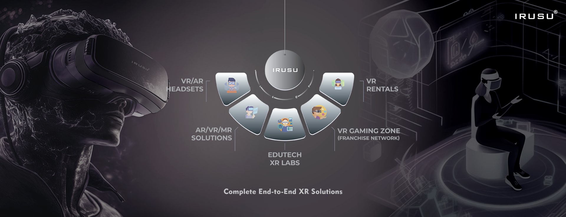 Revolutionize Your Reality with Irusu XR (VR, AR, MR) Solutions - Immerse Yourself Today! Explore Limitless Possibilities!