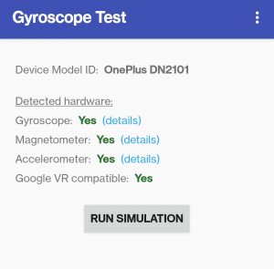 best way to check Gyroscope sensor In mobile