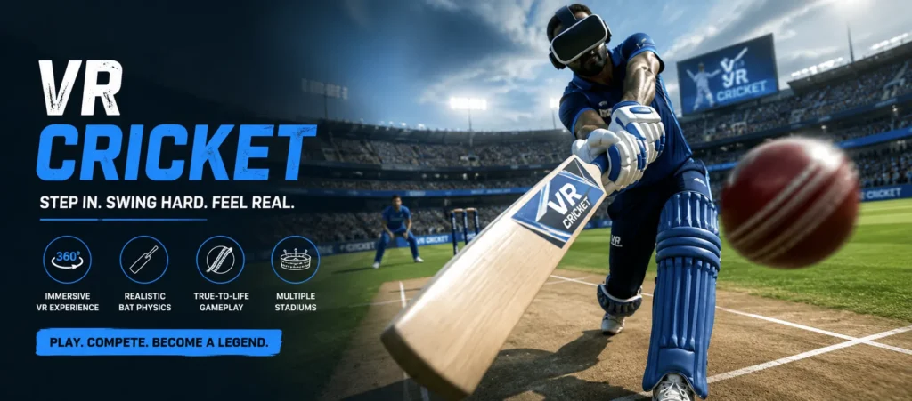 VR Cricket bat for ib cricket game